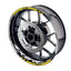For Kawasaki ZX6RR Ninja ZX600 Logo MOTO 17 inch Rim Wheel Stickers GP01 Racing Check.
