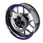 For Aprilia Shiver 900 Logo MOTO 17 inch Rim Wheel Stickers GP02 Stripes.