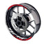 For Yamaha YZF R1 98-18 Logo MOTO 17 inch Rim Wheel Stickers GP02 Stripes.