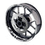 For Honda CBR600RR Logo MOTO 17 inch Rim Wheel Stickers GP02 Stripes.