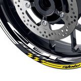 For Honda CBR650F Logo MOTO 17 inch Rim Wheel Stickers GP02 Stripes.