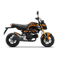 Orange Honda GROM Fairing Wrap Graphic Vinyl Decal Sticker 001