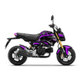 Purple Honda GROM Fairing Wrap Graphic Vinyl Decal Sticker 001