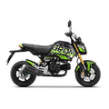 Green Honda GROM Fairing Wrap Graphic Vinyl Decal Sticker 002