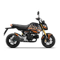 Orange Honda GROM Fairing Wrap Graphic Vinyl Decal Sticker 002