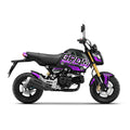 Purple Honda GROM Fairing Wrap Graphic Vinyl Decal Sticker 002