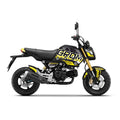 Yellow Honda GROM Fairing Wrap Graphic Vinyl Decal Sticker 002