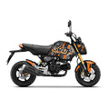 Orange Honda GROM Fairing Wrap Graphic Vinyl Decal Sticker 004