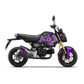 Purple Honda GROM Fairing Wrap Graphic Vinyl Decal Sticker 004