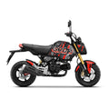 Red Honda GROM Fairing Wrap Graphic Vinyl Decal Sticker 004