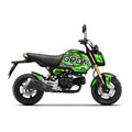 Green Honda GROM Fairing Wrap Graphic Vinyl Decal Sticker 005