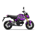 Purple Honda GROM Fairing Wrap Graphic Vinyl Decal Sticker 005