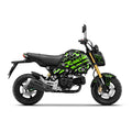 Green Honda GROM Fairing Wrap Graphic Vinyl Decal Sticker 006