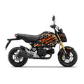 Orange Honda GROM Fairing Wrap Graphic Vinyl Decal Sticker 006