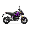 Purple Honda GROM Fairing Wrap Graphic Vinyl Decal Sticker 006