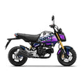 Purple Honda GROM Fairing Wrap Graphic Vinyl Decal Sticker 007