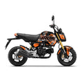 Orange Honda GROM Fairing Wrap Graphic Vinyl Decal Sticker 008