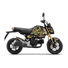 Load image into Gallery viewer, Green Honda GROM Fairing Wrap Graphic Vinyl Decal Sticker 010
