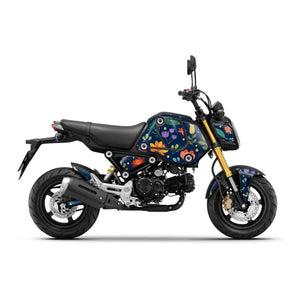 Honda GROM Fairing Wrap Graphic Vinyl Decal Sticker 011