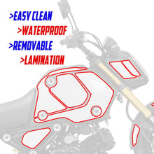 Load image into Gallery viewer, Detail of Honda GROM Fairing Wrap Graphic Vinyl Decal Sticker 017
