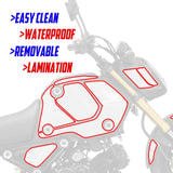 Detail of Honda GROM Fairing Wrap Graphic Vinyl Decal Sticker 007