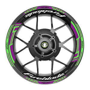 ?�Do It Your Way??7'' Rim Customized Wheel Sticker Decal Set For Honda CBR Yamaha MT - StickerBao Wheel Sticker Store