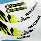 17 inch Rim Wheel Stickers S05W 2-Piece Decal |  For Kawasaki Versys 650 1000 Z400 - StickerBao Wheel Sticker Store