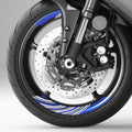17 inch Rim Wheel Stickers STRIPE01 Stripe 2-Piece Decal | For Honda VFR800F VFR1200F VFR800X StickerBao