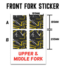 Load image into Gallery viewer, MX Drit Bike Front Fork Wrap Sticker Protection For Honda Yamaha Kawaski Suzuki [TT04 Arrow] - StickerBao Wheel Sticker Store
