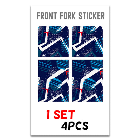 MX Drit Bike Front Fork Wrap Sticker Protection For Honda Yamaha Kawaski Suzuki [TT05 Flash Line] - StickerBao Wheel Sticker Store