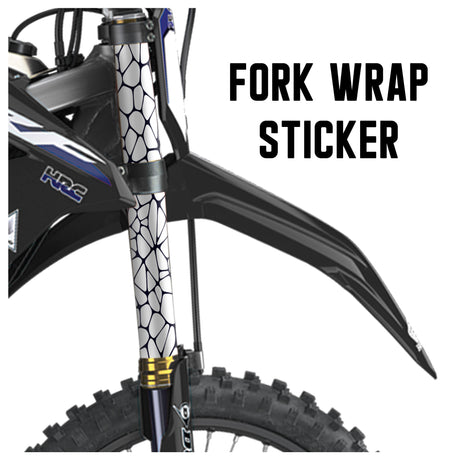 MX Drit Bike Front Fork Wrap Sticker Protection For Honda Yamaha Kawaski Suzuki [TT07 Split] - StickerBao Wheel Sticker Store