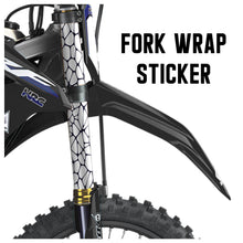 Load image into Gallery viewer, MX Drit Bike Front Fork Wrap Sticker Protection For Honda Yamaha Kawaski Suzuki [TT07 Split] - StickerBao Wheel Sticker Store
