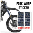 MX Drit Bike Front Fork Wrap Sticker Protection For Honda Yamaha Kawaski Suzuki [TT09 Wave] - StickerBao Wheel Sticker Store