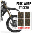 MX Drit Bike Front Fork Wrap Sticker Protection For Honda Yamaha Kawaski Suzuki [TT11 Camouflage] - StickerBao Wheel Sticker Store