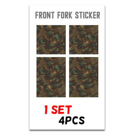 MX Drit Bike Front Fork Wrap Sticker Protection For Honda Yamaha Kawaski Suzuki [TT11 Camouflage] - StickerBao Wheel Sticker Store