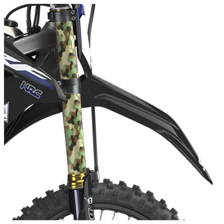 MX Drit Bike Front Fork Wrap Sticker Protection For Honda Yamaha Kawaski Suzuki [TT12 Camo] - StickerBao Wheel Sticker Store