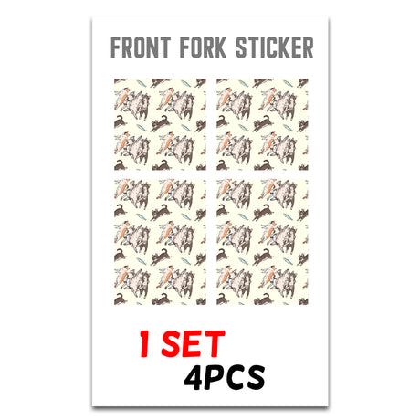 MX Drit Bike Front Fork Wrap Sticker Protection For Honda Yamaha Kawaski Suzuki [TT18 Cat] - StickerBao Wheel Sticker Store