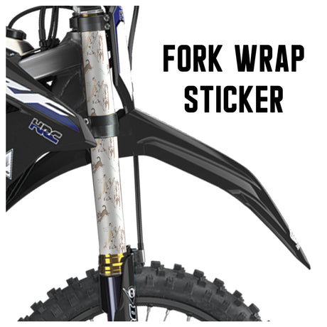 MX Drit Bike Front Fork Wrap Sticker Protection For Honda Yamaha Kawaski Suzuki [TT18 Cat] - StickerBao Wheel Sticker Store