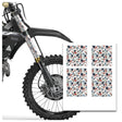 MX Drit Bike Front Fork Wrap Sticker Protection For Honda Yamaha Kawaski Suzuki [TT19 Stone] - StickerBao Wheel Sticker Store