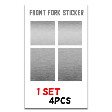 MX Drit Bike Front Fork Wrap Sticker Protection For Honda Yamaha Kawaski Suzuki [TT24 Gray Grain] - StickerBao Wheel Sticker Store