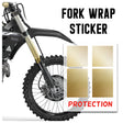 MX Drit Bike Front Fork Wrap Sticker Protection For Honda Yamaha Kawaski Suzuki [TT25 Metallic] - StickerBao Wheel Sticker Store