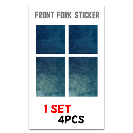 MX Drit Bike Front Fork Wrap Sticker Protection For Honda Yamaha Kawaski Suzuki [TT29 Gradient Blue] - StickerBao Wheel Sticker Store