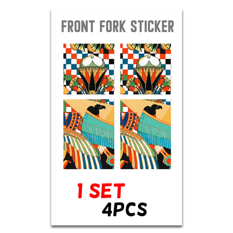 MX Drit Bike Front Fork Wrap Sticker Protection For Honda Yamaha Kawaski Suzuki [TT34 Rural] - StickerBao Wheel Sticker Store