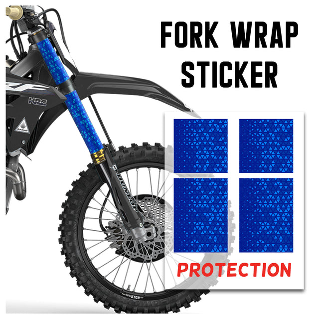 MX Drit Bike Front Fork Wrap Sticker Protection For Honda Yamaha Kawaski Suzuki [TT36 Dynamic lines] - StickerBao Wheel Sticker Store