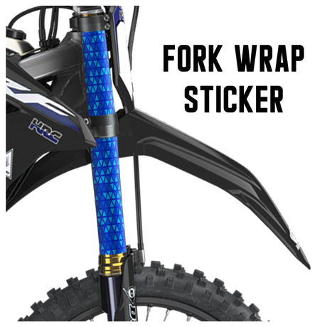MX Drit Bike Front Fork Wrap Sticker Protection For Honda Yamaha Kawaski Suzuki [TT36 Dynamic lines] - StickerBao Wheel Sticker Store