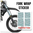 MX Drit Bike Front Fork Wrap Sticker Protection For Honda Yamaha Kawaski Suzuki [TT38 Welcome Text] - StickerBao Wheel Sticker Store