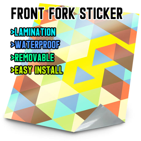 MX Drit Bike Front Fork Wrap Sticker Protection For Honda Yamaha Kawaski Suzuki [TT42 Illustration] - StickerBao Wheel Sticker Store