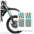 MX Drit Bike Front Fork Wrap Sticker Protection For Honda Yamaha Kawaski Suzuki [TT46 Swirl] - StickerBao Wheel Sticker Store