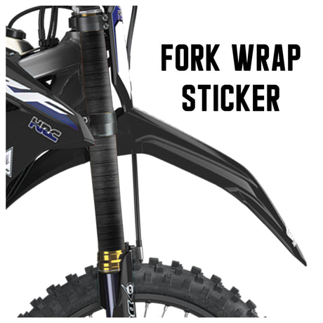MX Drit Bike Front Fork Wrap Sticker Protection For Honda Yamaha Kawaski Suzuki [TT49 Rustic Wood] - StickerBao Wheel Sticker Store