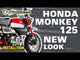Para Honda Monkey Logo Z125M Adesivos de roda de aro de 12 polegadas TA001 Decalque de aro inteiro